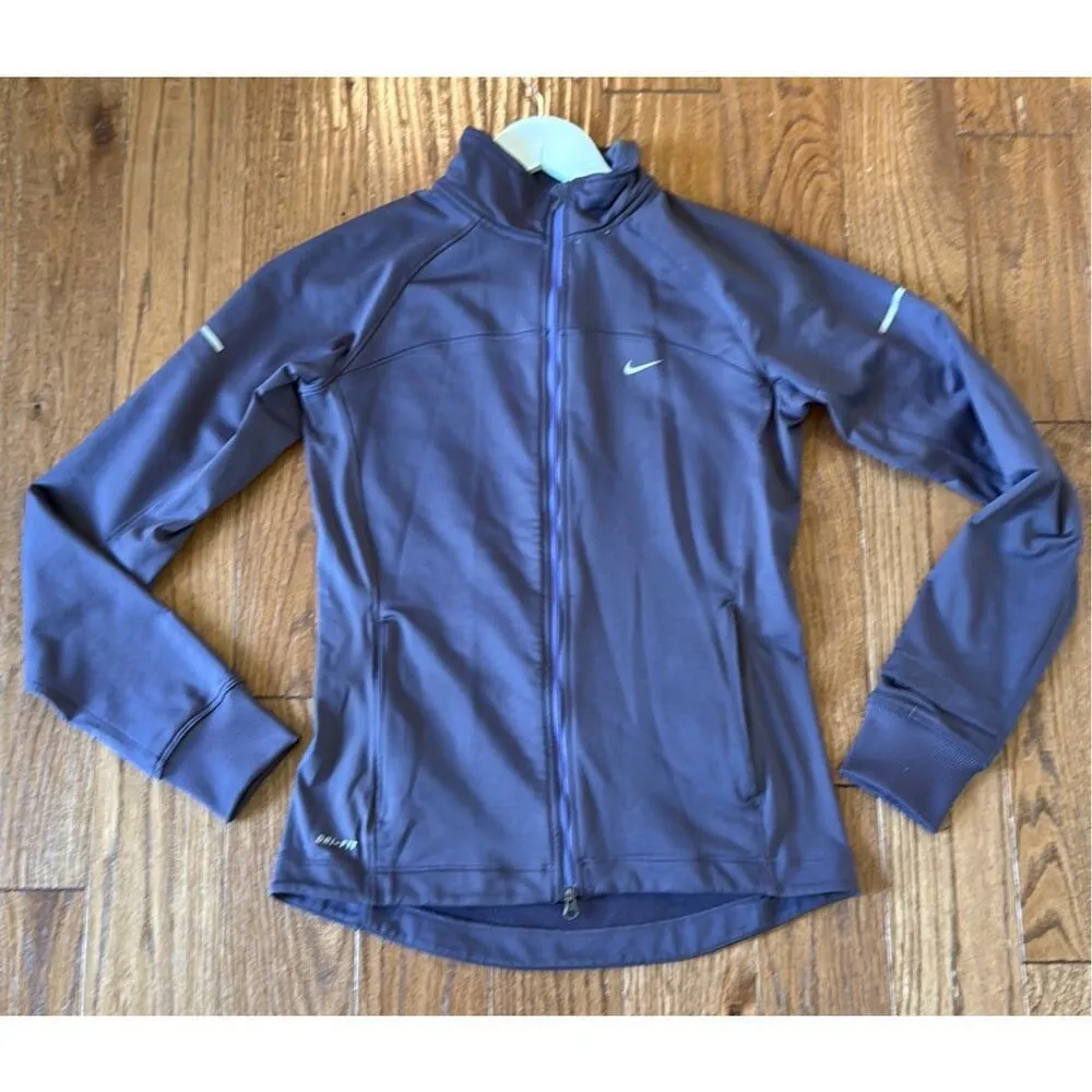 Nike Dri-fit purple fill zip jacket size small - Image 10