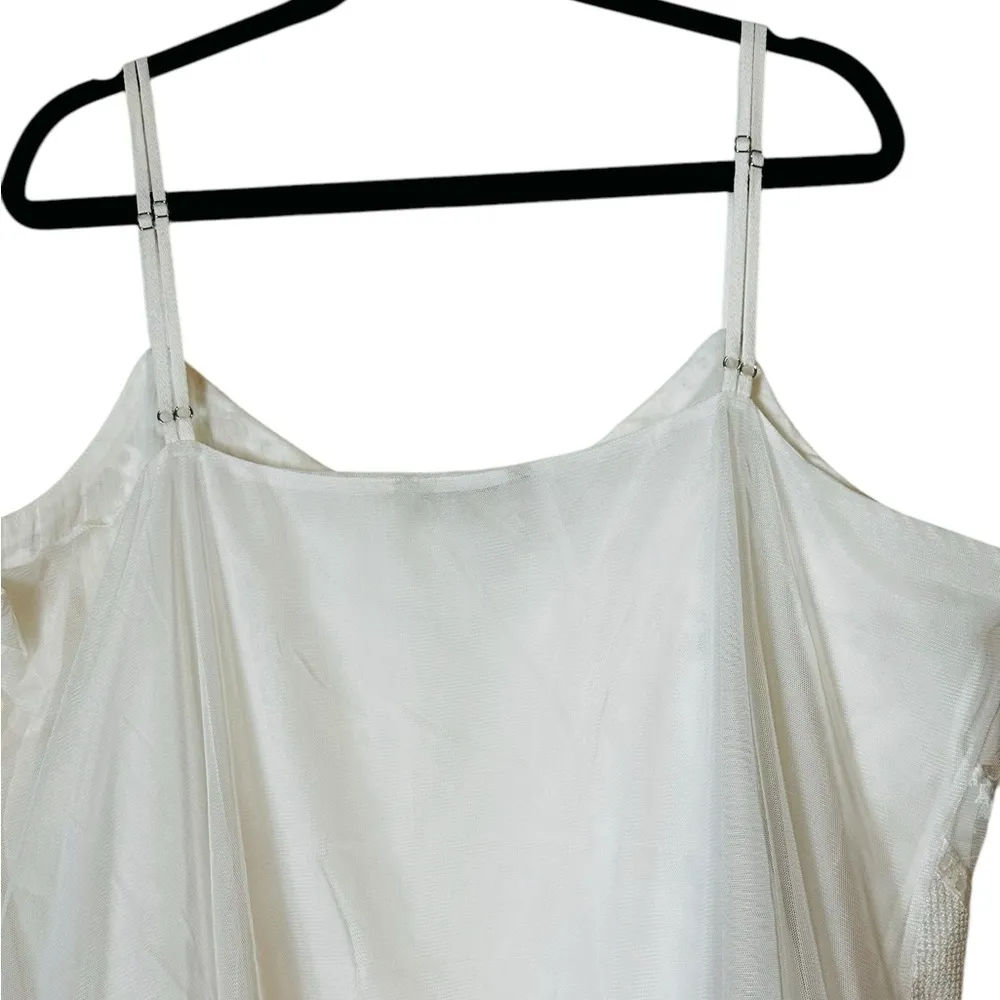 Soft Surroundings White Cami Top Fairy Coquette Whimsy Boho Romantic Size 1X - Image 10