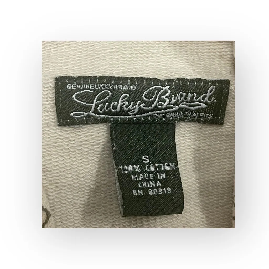 Rare: Lucky Brand ✵ Y2K Asian Money Zipper Hoodie  Sweatshirt ✵ Multi Print ✵ S - Image 7