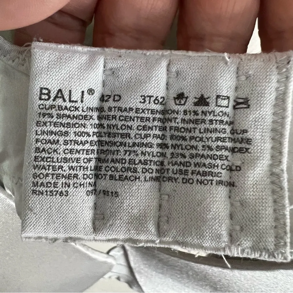 Bali 3T62 Silver Passion For Comfort Worry Free Underwire Bra - Image 4