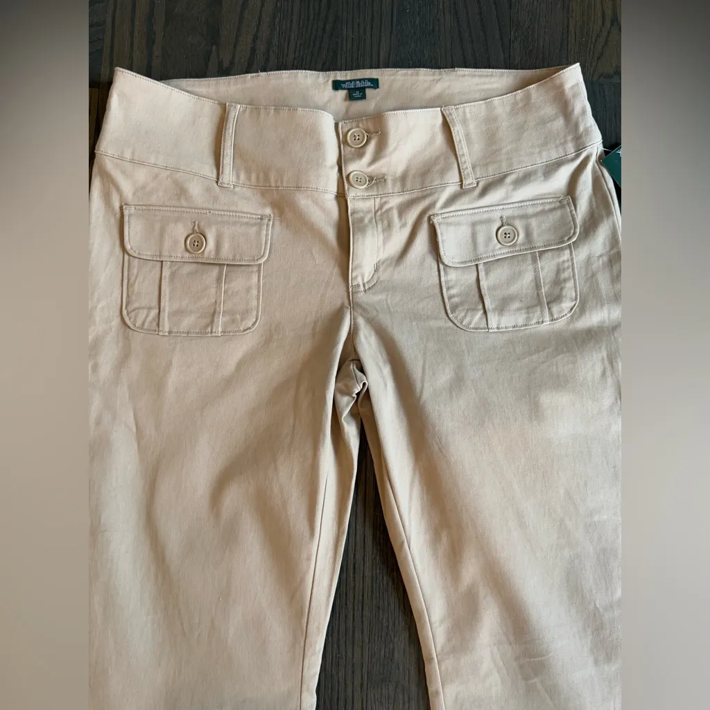 Wild fable flared khaki pants size 10 nwt - Image 2