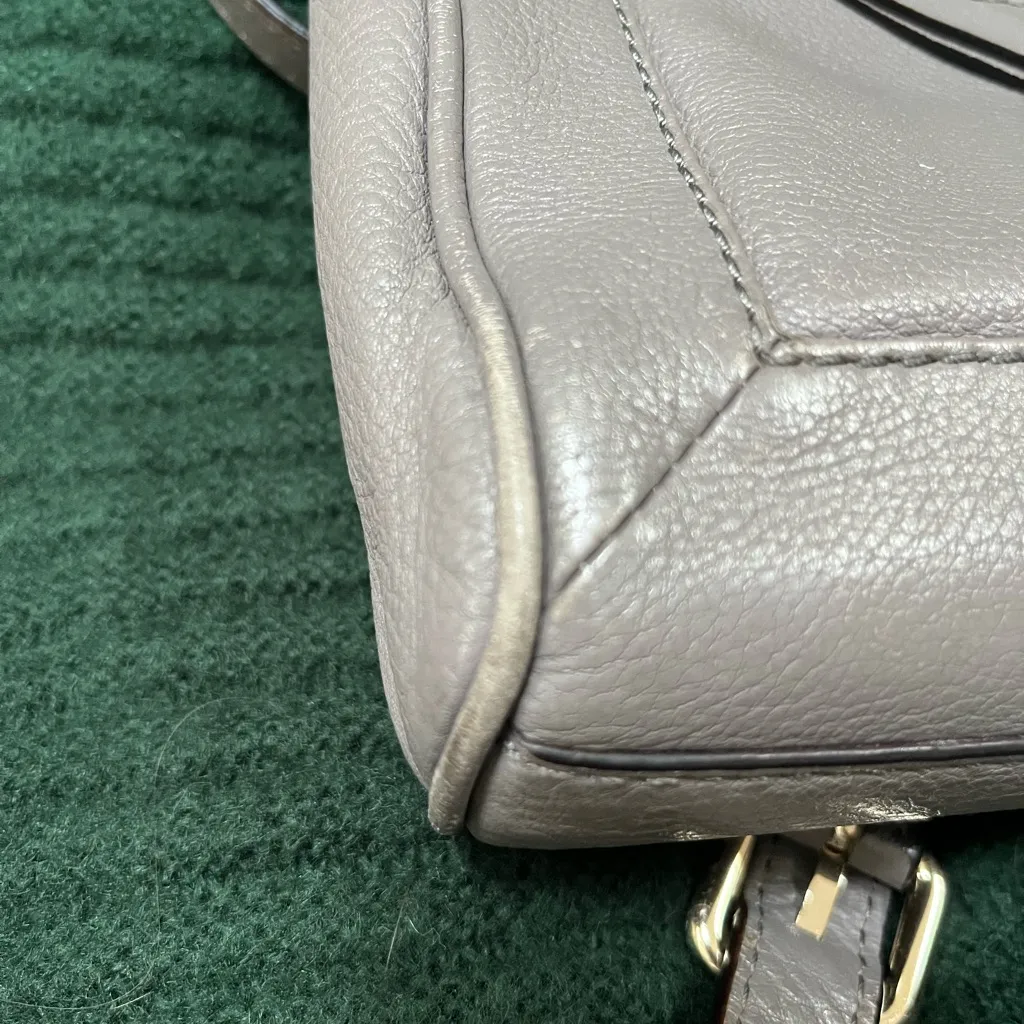 Kate Spade grey leather crossbody purse bag - Image 8