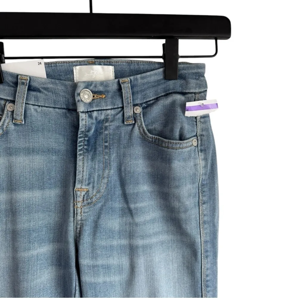 7 for All Mankind‎ Slim Illusion Kimmie 24 Straight Jeans - Image 5