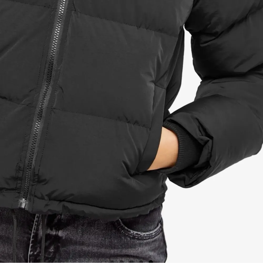 NWT Good American Black Puffer Jacket Removable Hood Size 2XL - Image 12