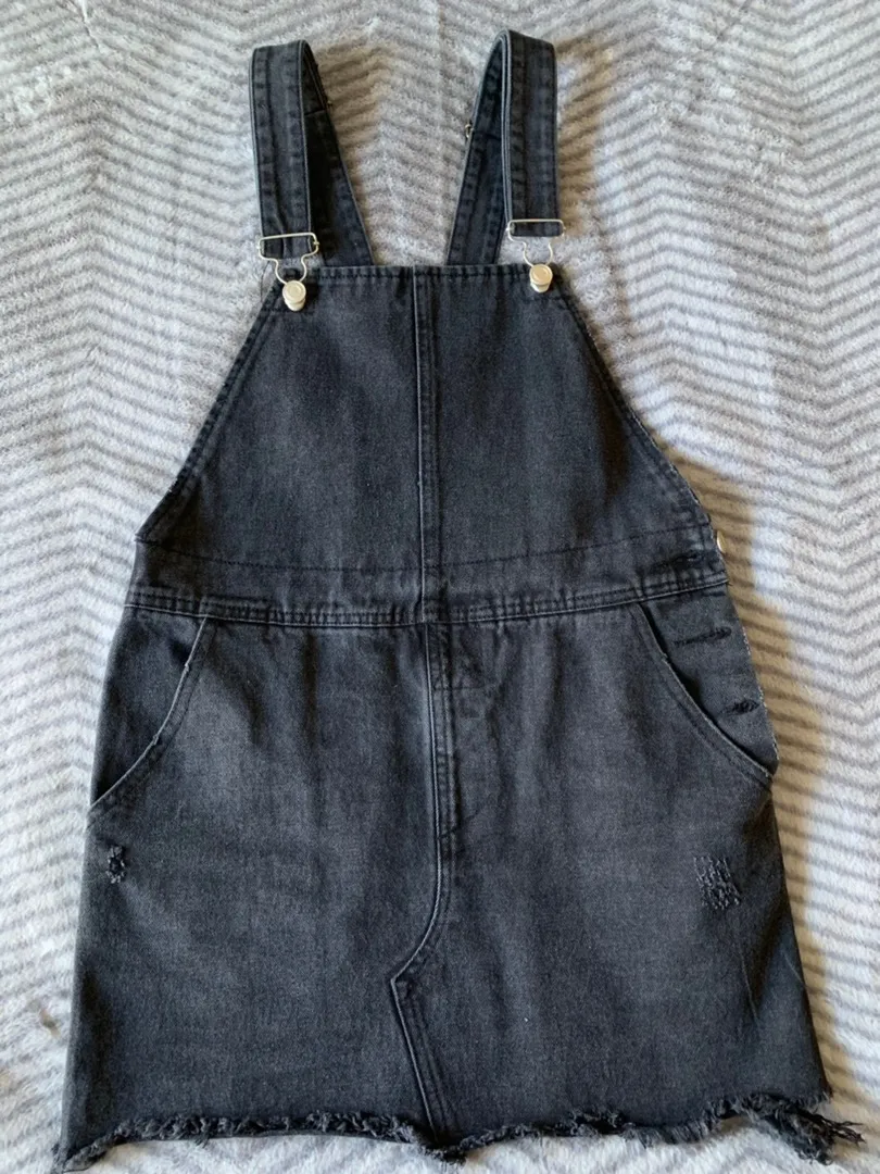 Etophe studios Black Denim Overall Dress - Image 2