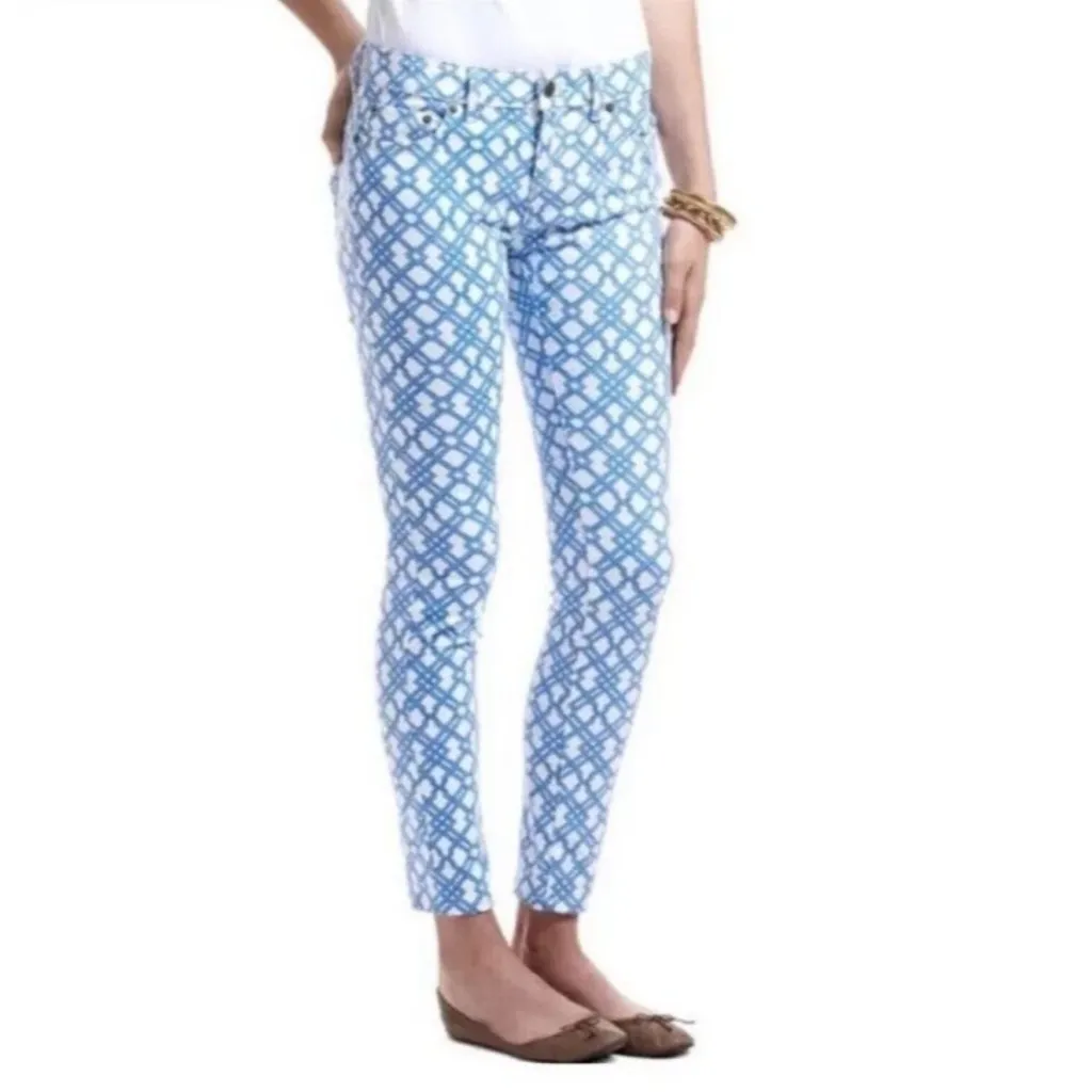 Vineyard Vines Lattice Print Denim 6 - Image 4