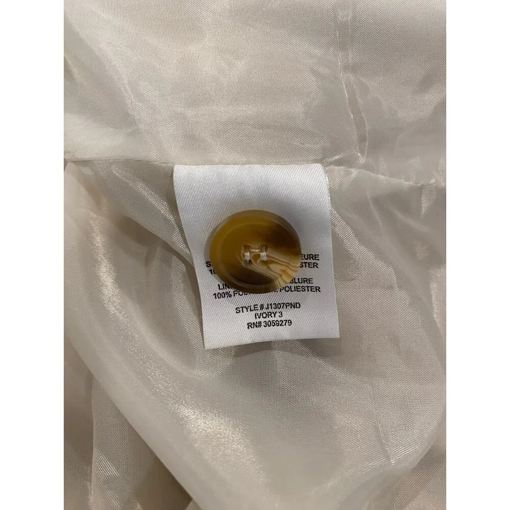 Thread & Supply Heather Ivory Faux Fleece 
Shirt Jacket Shaket Womens Small - Image 9