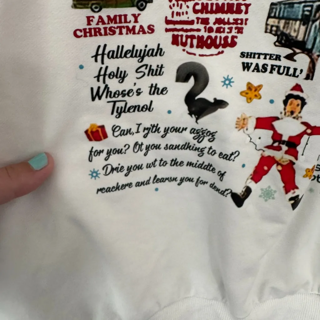 Unbranded National Lampoon’s Christmas Vacation Sweatshirt Women’s Size Large - Image 5