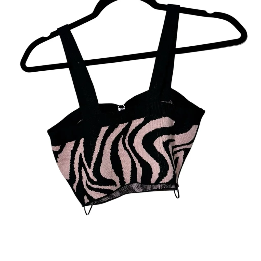 NWT 525 AMERICA‎ Pink Zebra Halter - M - Image 2