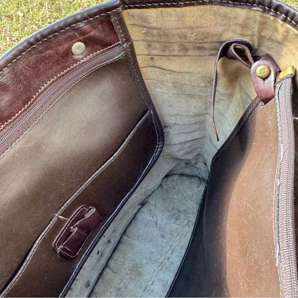 Brahmin Elegant Brown Crocodile-Embossed Tote Bag - Image 16