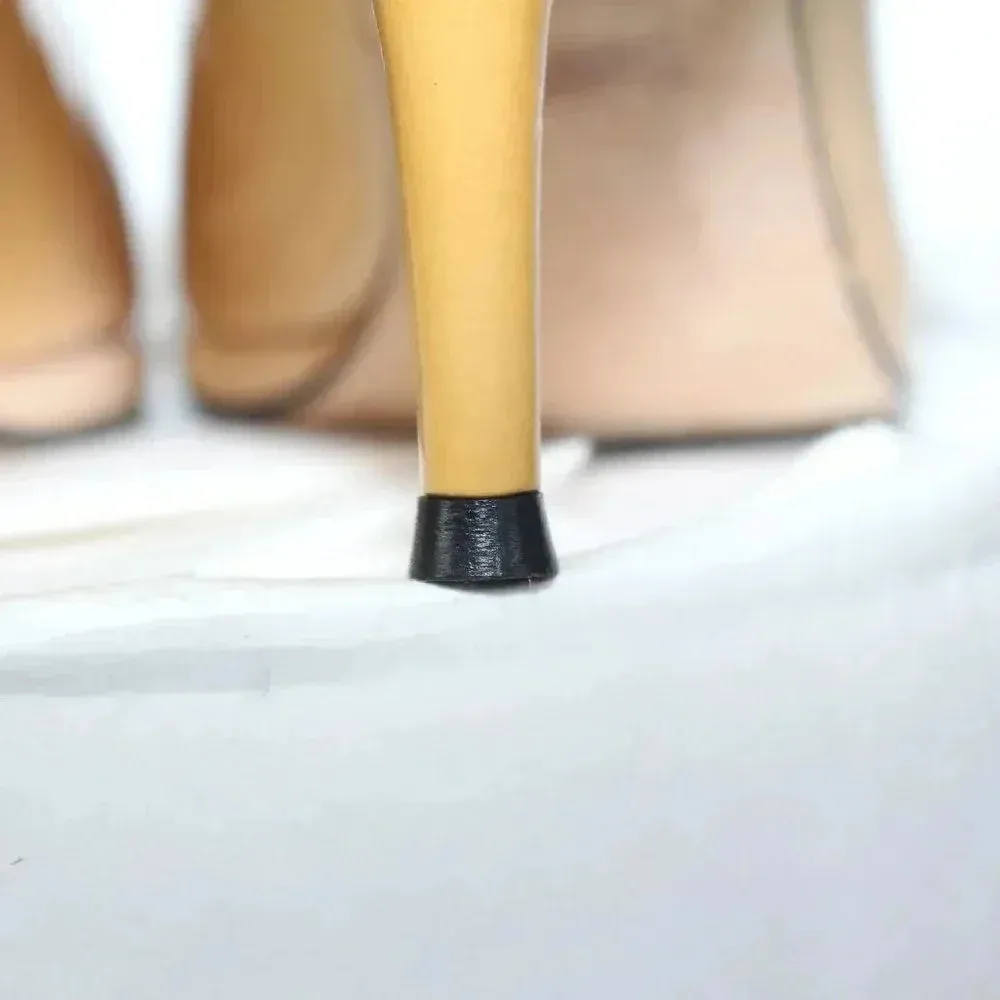 STUART WEITZMAN Beige Heels size 7 - Image 4