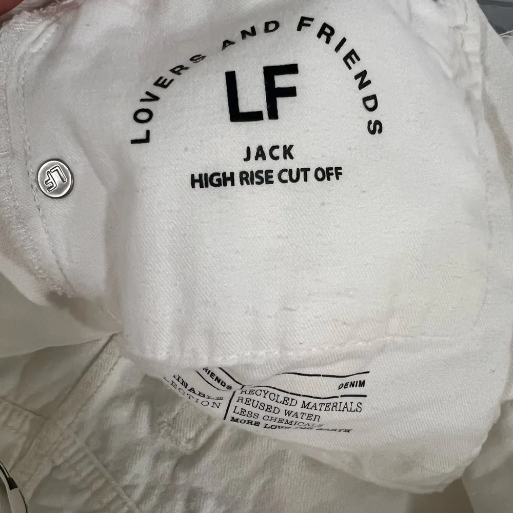 REVOLVE LOVERS + FRIENDS High Rise Jack Denim White Shorts Sz 31 - Image 8