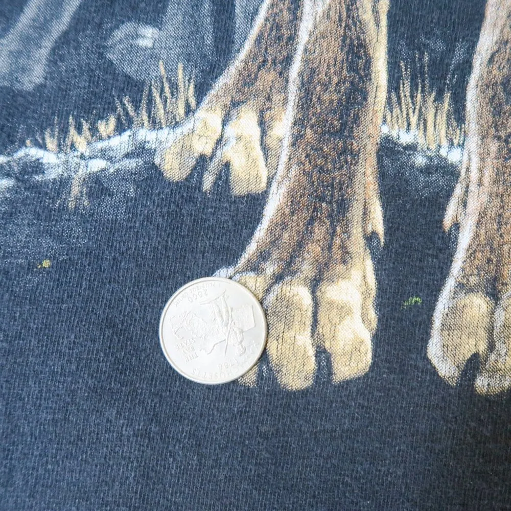 Vintage 90s Wolf Pack Nature Shirt - Image 9