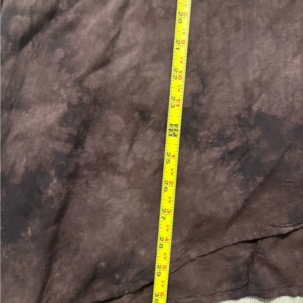 T Party Fashion Brown Asymmetrical Bell Sleeve Mini Dress - Image 4