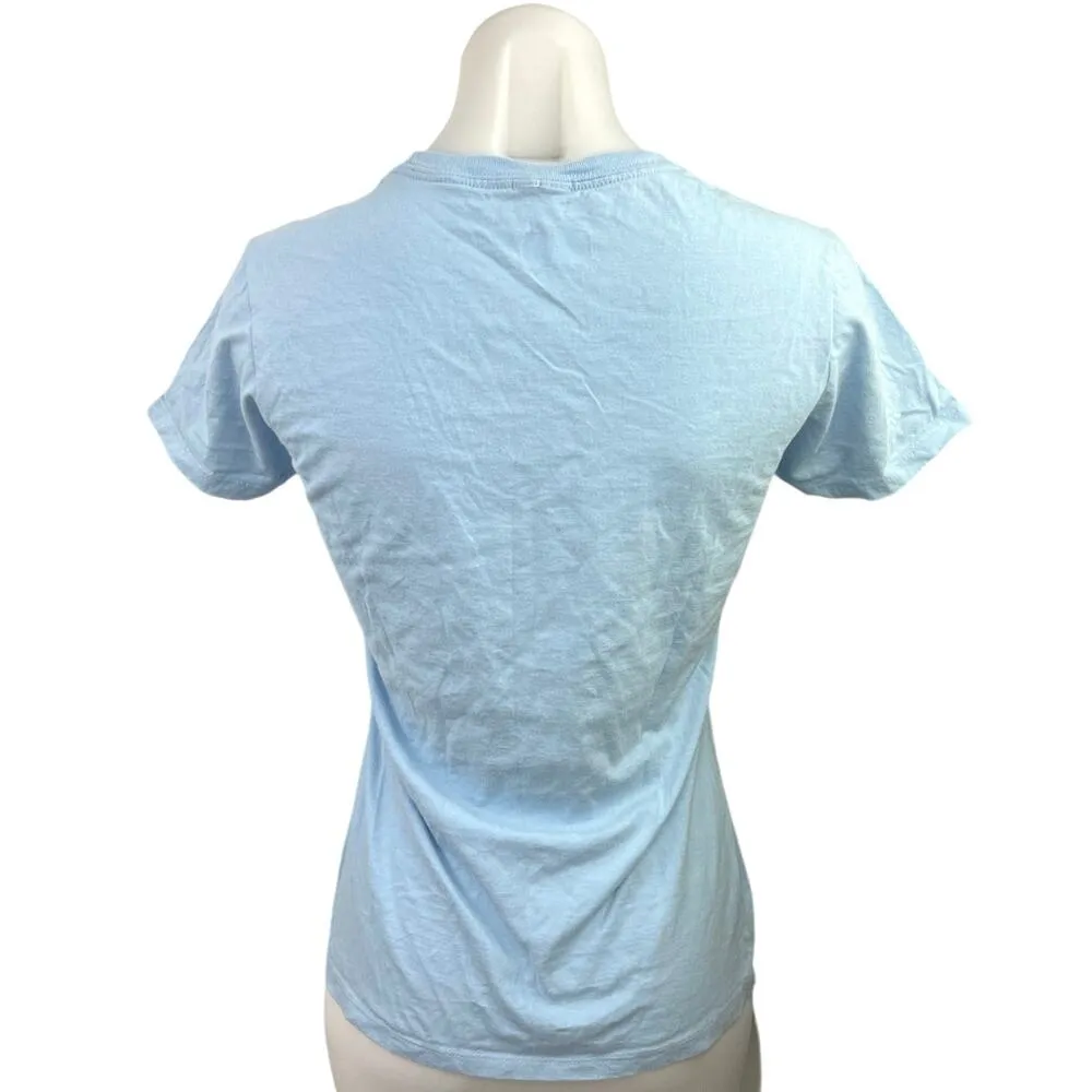 Marvel Blue Ms Marvel Super Heroes Ladies Get Information Crewneck T-Shirt Top S - Image 2