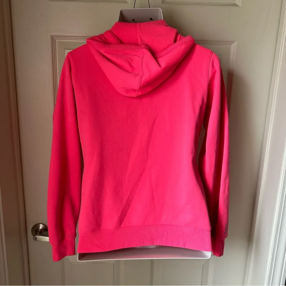 Pink Underarmour Medium Semi-Fitted Full Zip Jacket With Hood * - Image 4