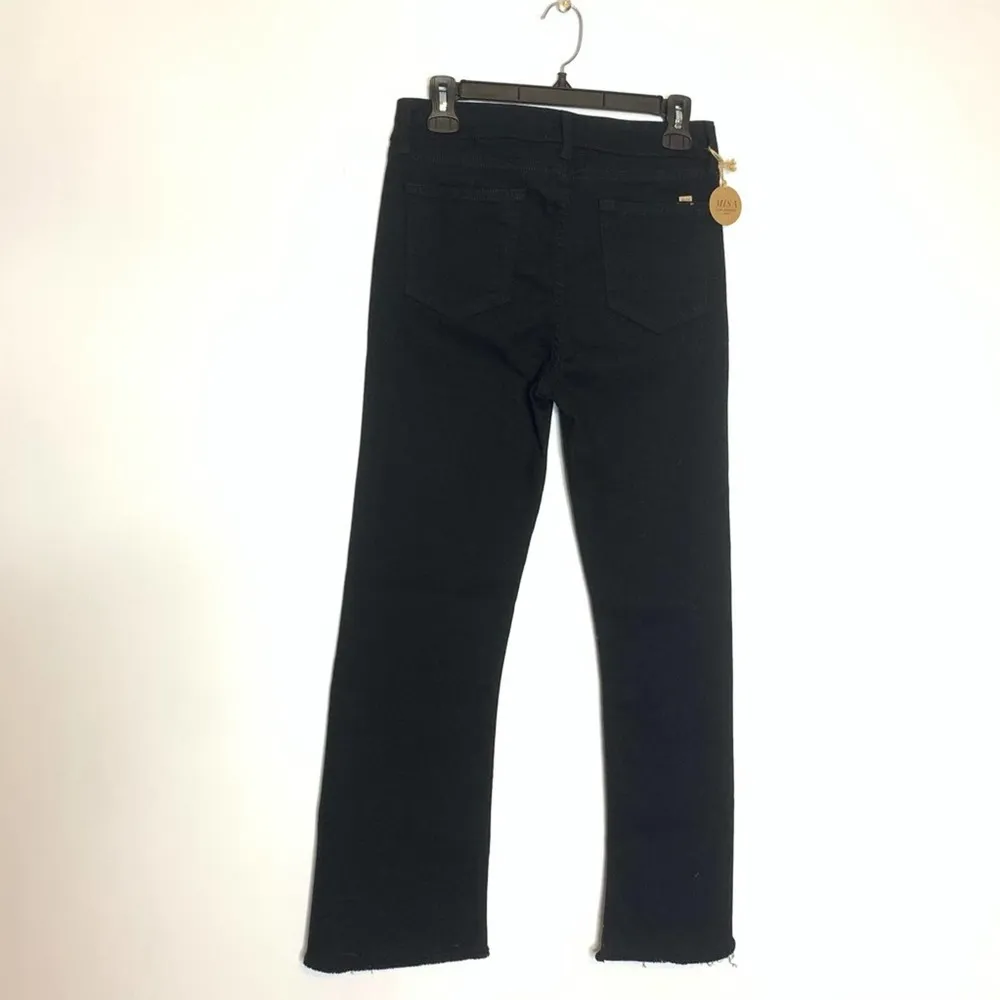 NWOT Misa superstar cropped flare grommet jeans - Image 6