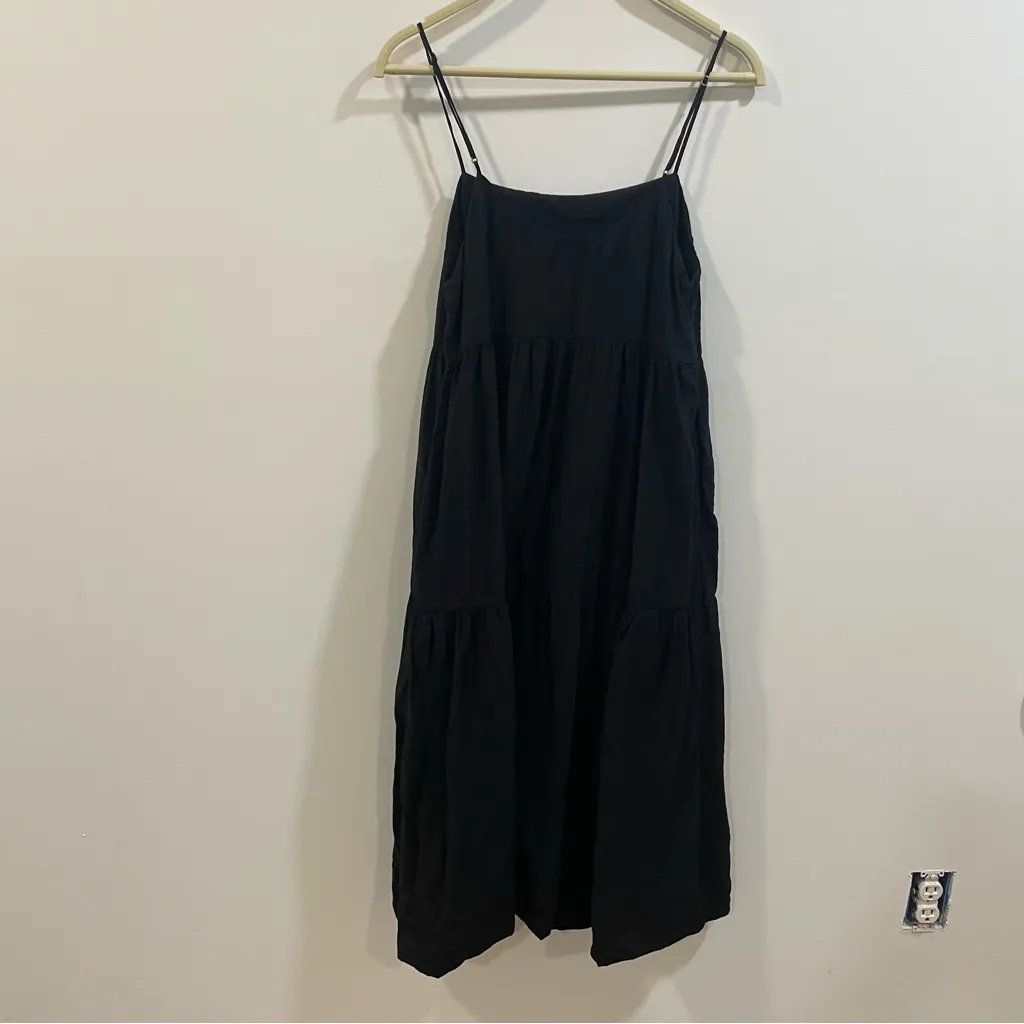 Abercrombie & Fitch Black Midi Dress sz small - Image 3