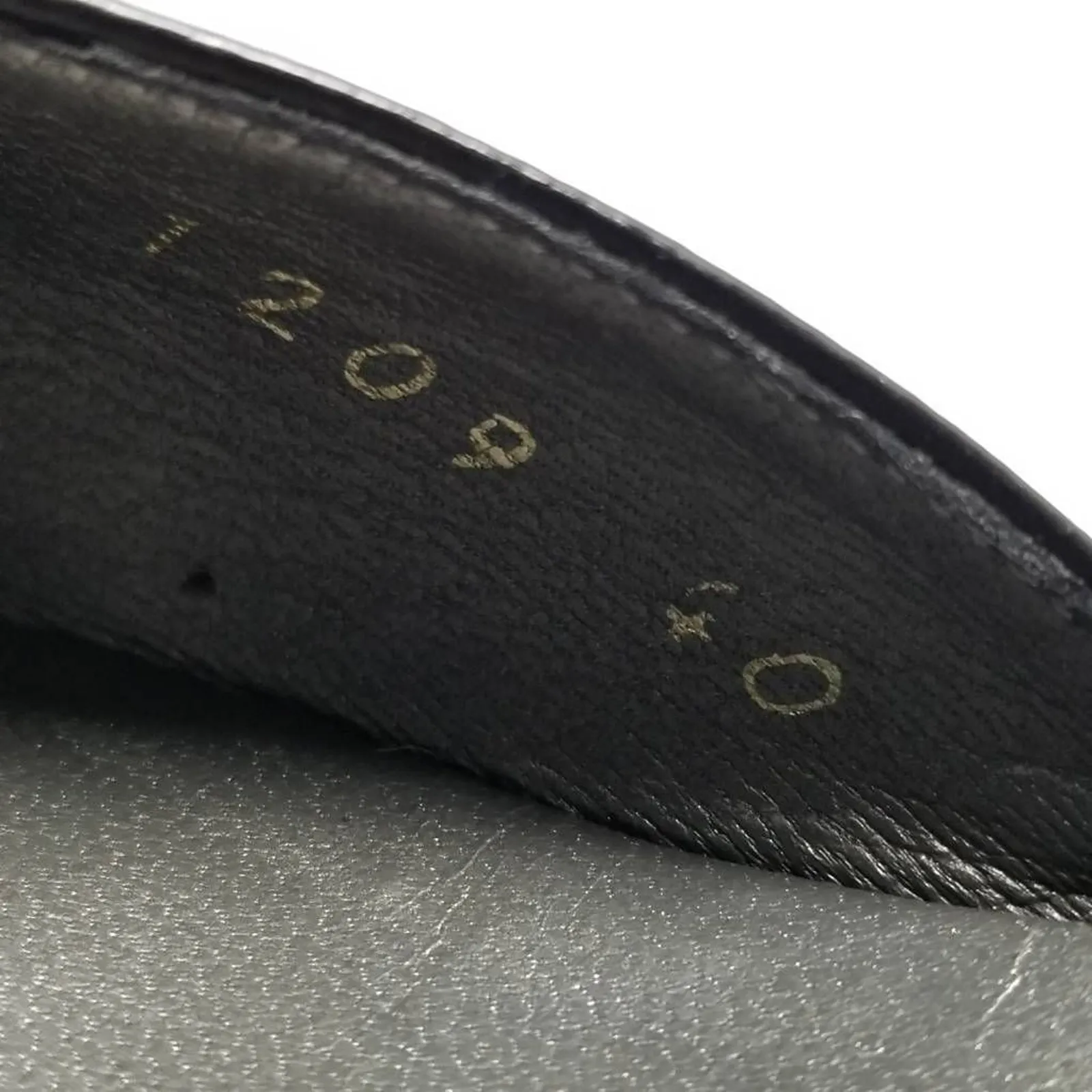 Roberto Maria Ristori Womens Dorsay Heel Shoes Black Slip On Italy EUR 40 US 9.5 - Image 8