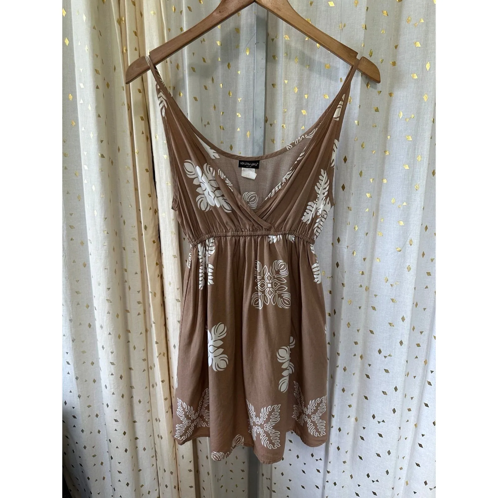 Hot Little Gurlz Women's Tunic Tank Top S Matching Elastic Waist Pull On Pants M Brown Size M - Image 3