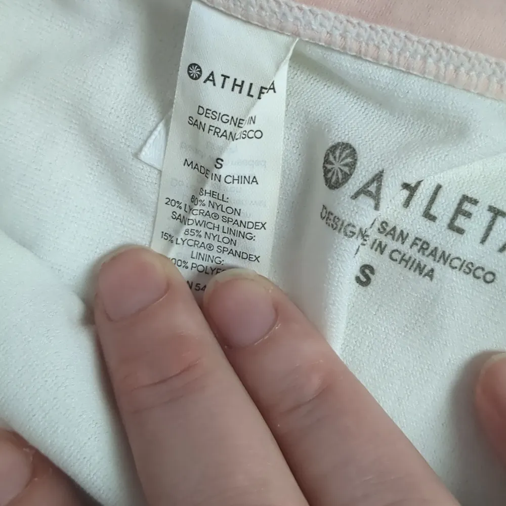 Athleta pink swim bottoms size small - Image 4