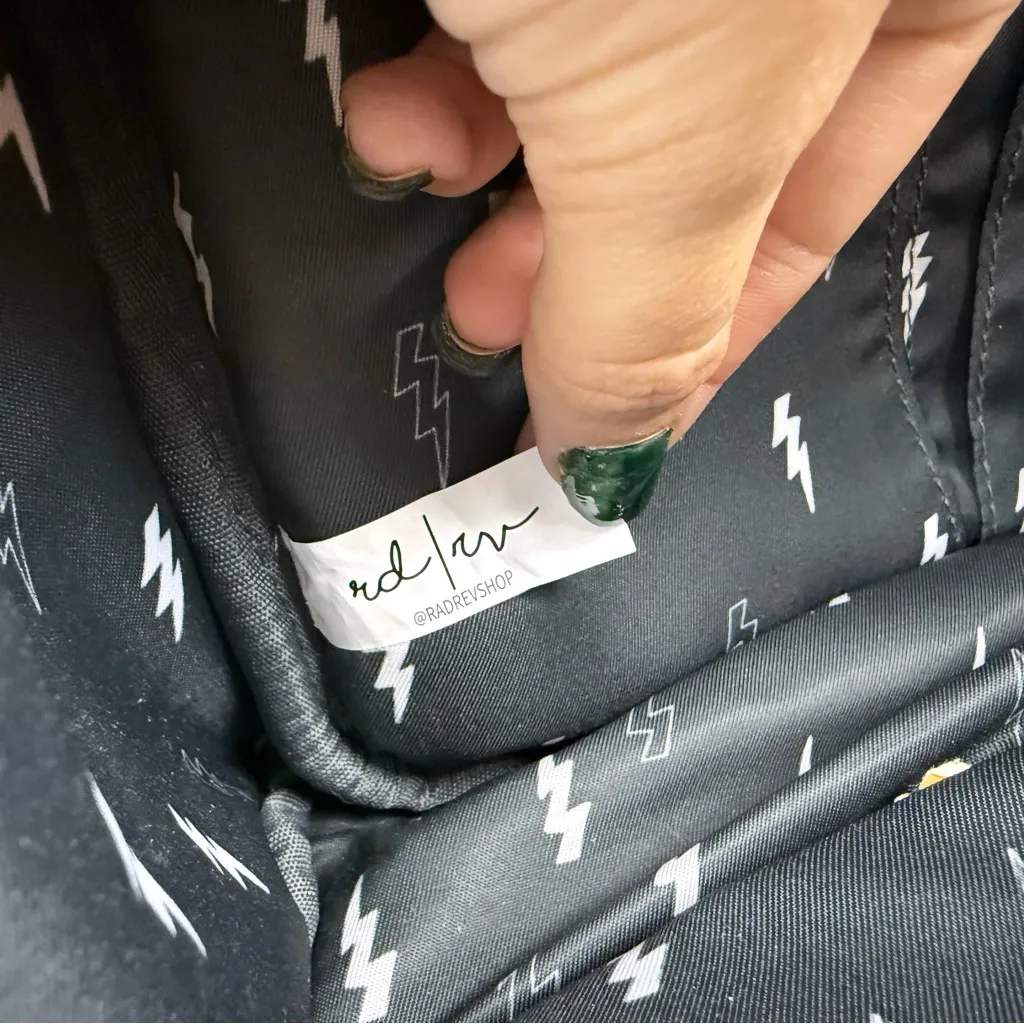 Rad Rev Neoprene The One Backpack in Evergreen Lightning Interior Green - Image 10