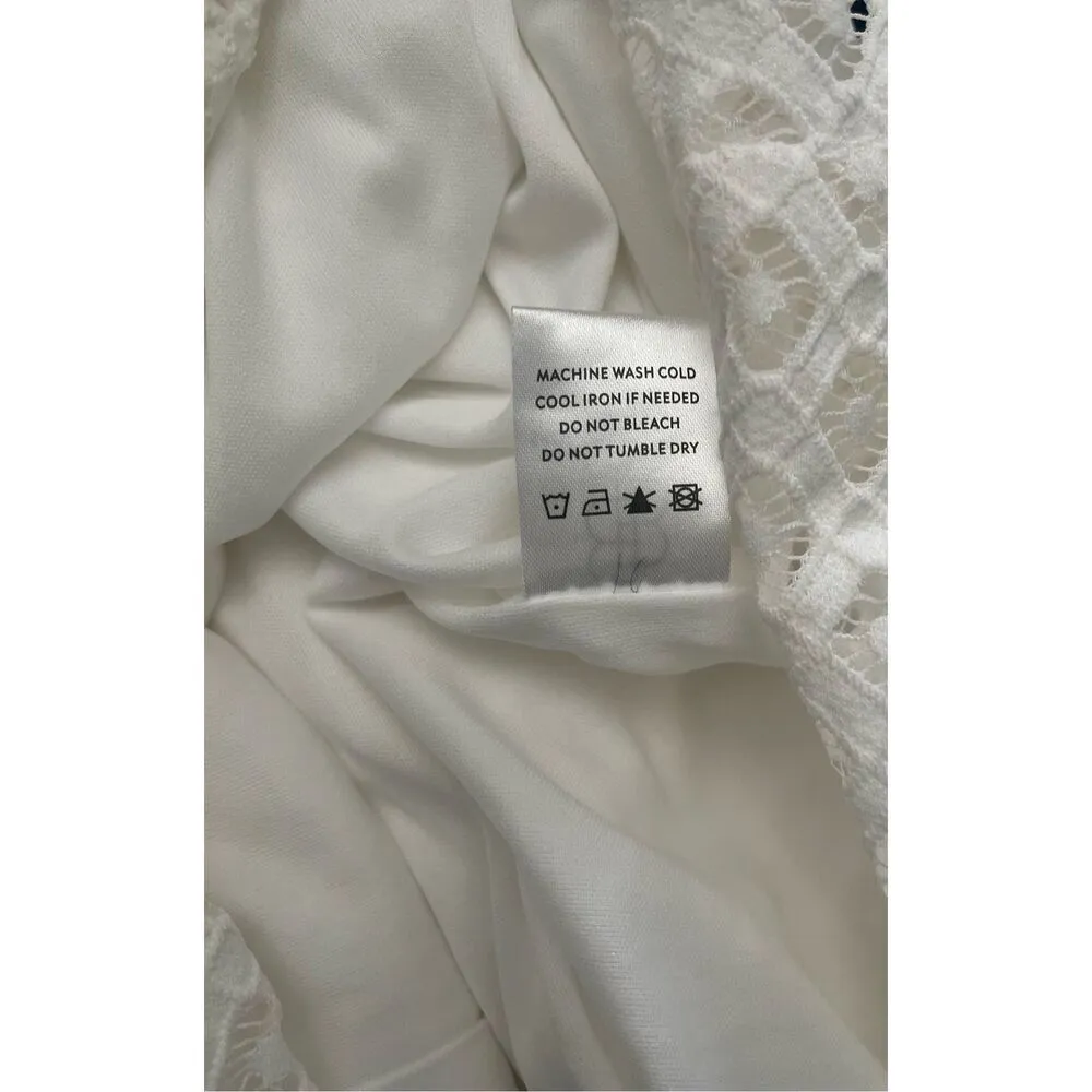 Baltic Born‎ White Aria Lace Column Dress Size Small - Image 5