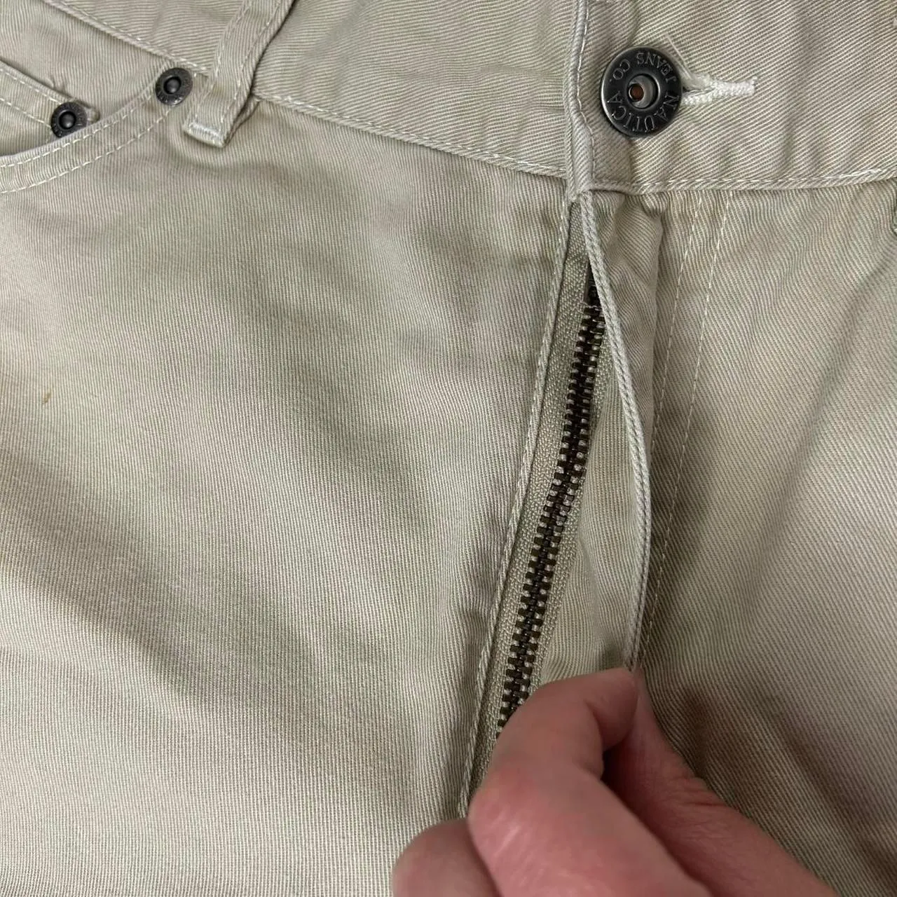 vintage Y2K 2000s retro  Nautica beige cargo khaki shorts - Image 6