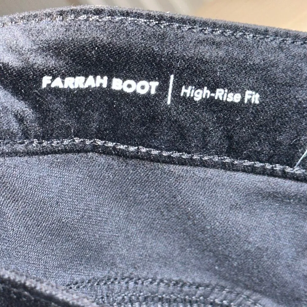 Adriano Goldschmied Farrah Bootcut Pants Black Size 30 - Image 4