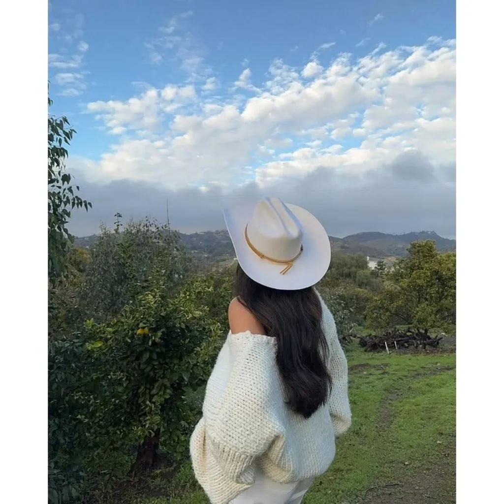 Lack of Color Ridge Cowboy in Ivory Small New Womens Western Beach festival - Image 11