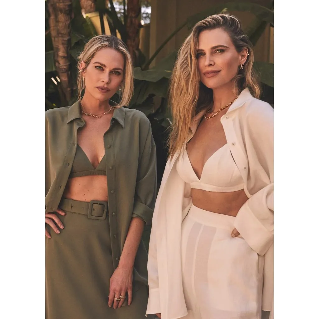 Favorite Daughter The Rebound Bra Top in Olive Medium New Cropped Bralette Tank Green - Image 10