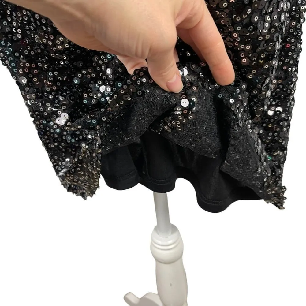 NWT Lulus Force of Fashion Black Backless Sequin Dress - Image 14