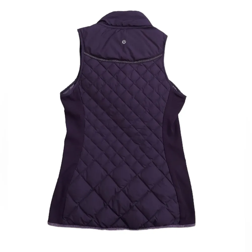 LULULEMON Fluff Off Down Vest - Deep Zinfandel Purple size 4 - Image 4