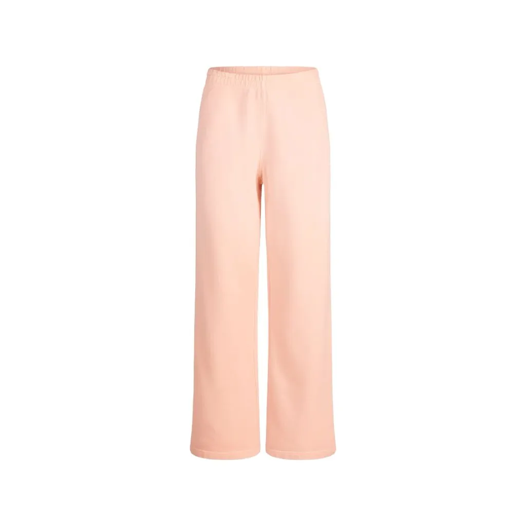 Skims French Terry Straight Leg Pant in Cantaloupe, Size Large - Image 6