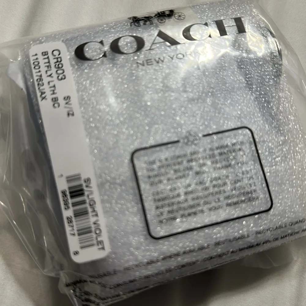 NWT Coach Butterfly Bag Charm Lilac - Image 2