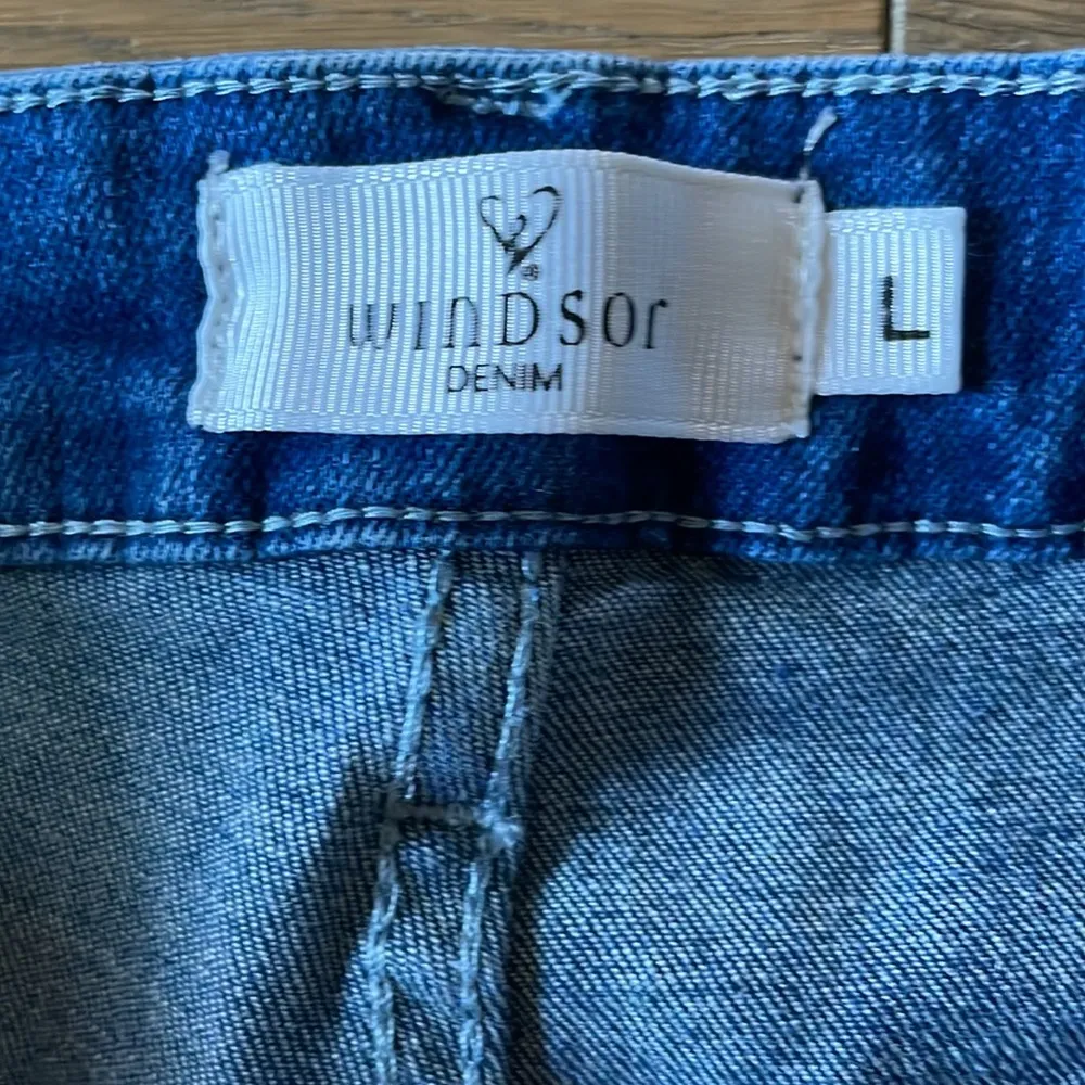 Windsor Wide Leg Cargo Denim Pants Size Large NWOT - Image 11
