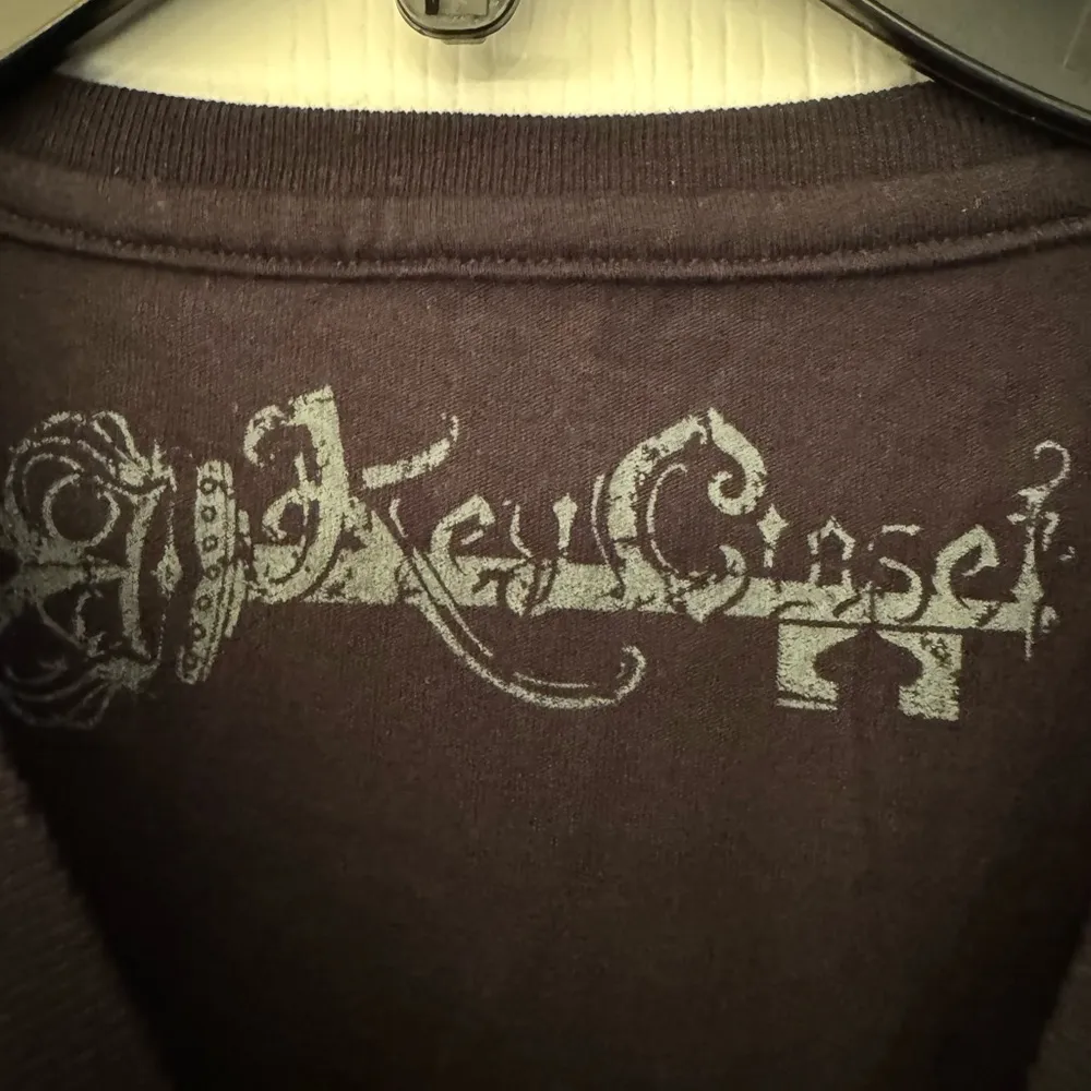 Key Closet Camel Women’s Swarovski Studded Short Sleeve Size Medium Black - Image 7