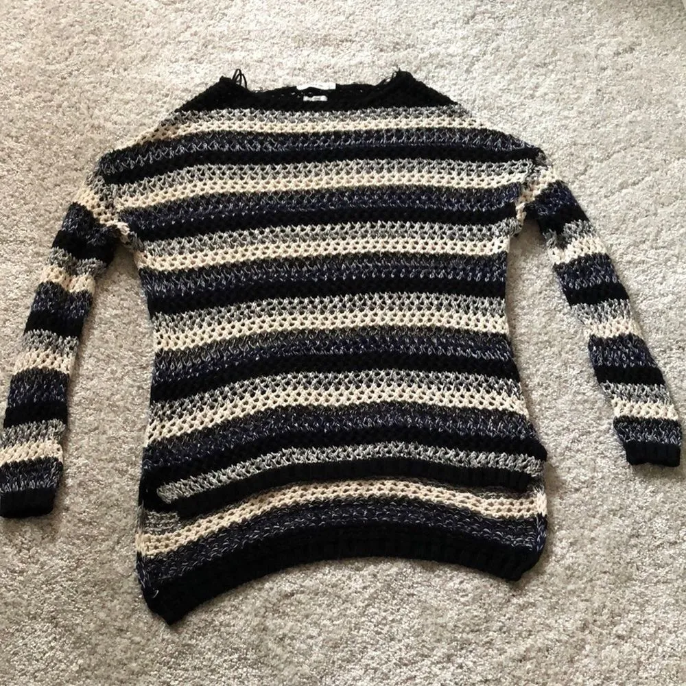 ZARA oversized sweater striped, size small - Image 6