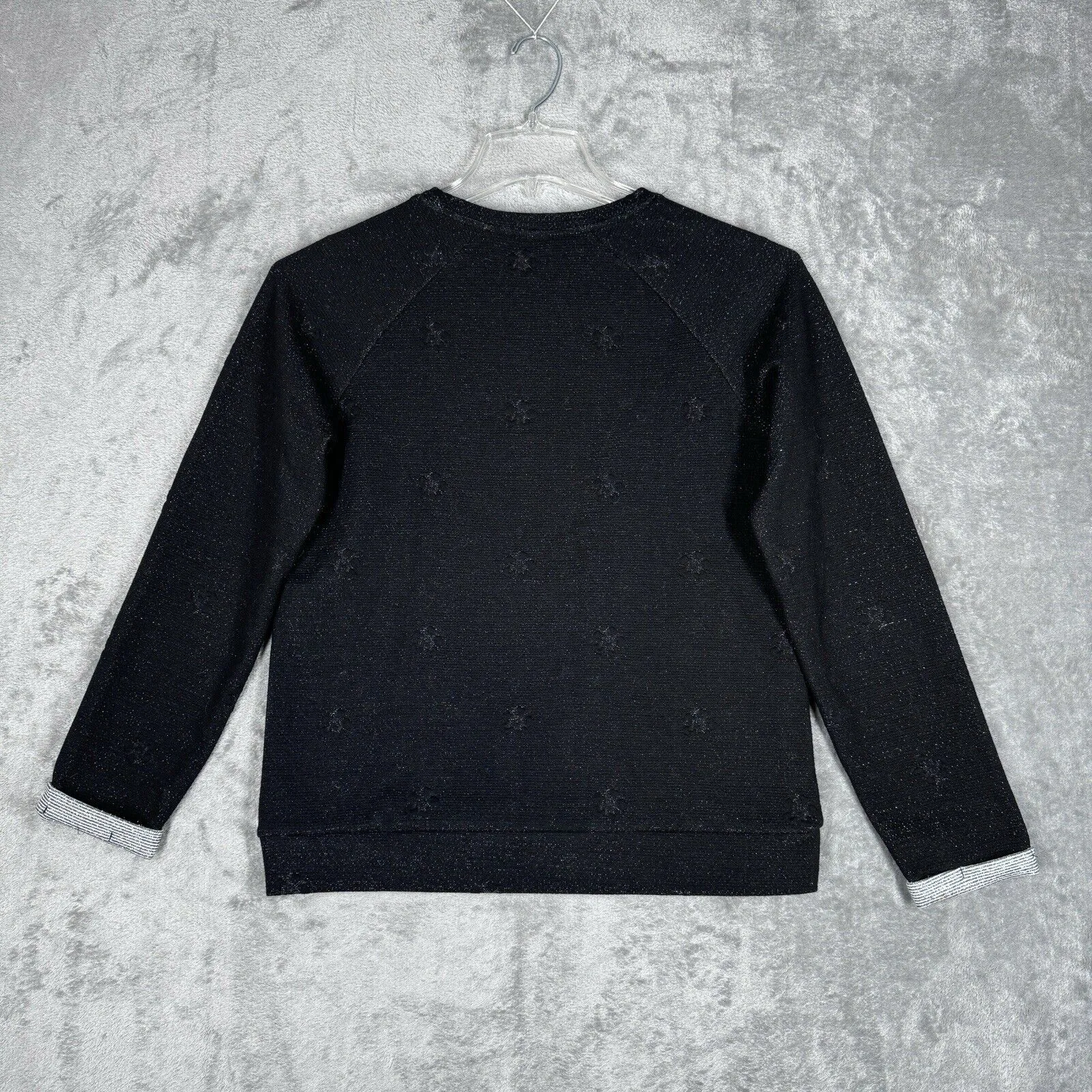 Karl Marc John Shirt Womens Small Gray Sweatshirt Casual Neutral Minimalist - Image 3