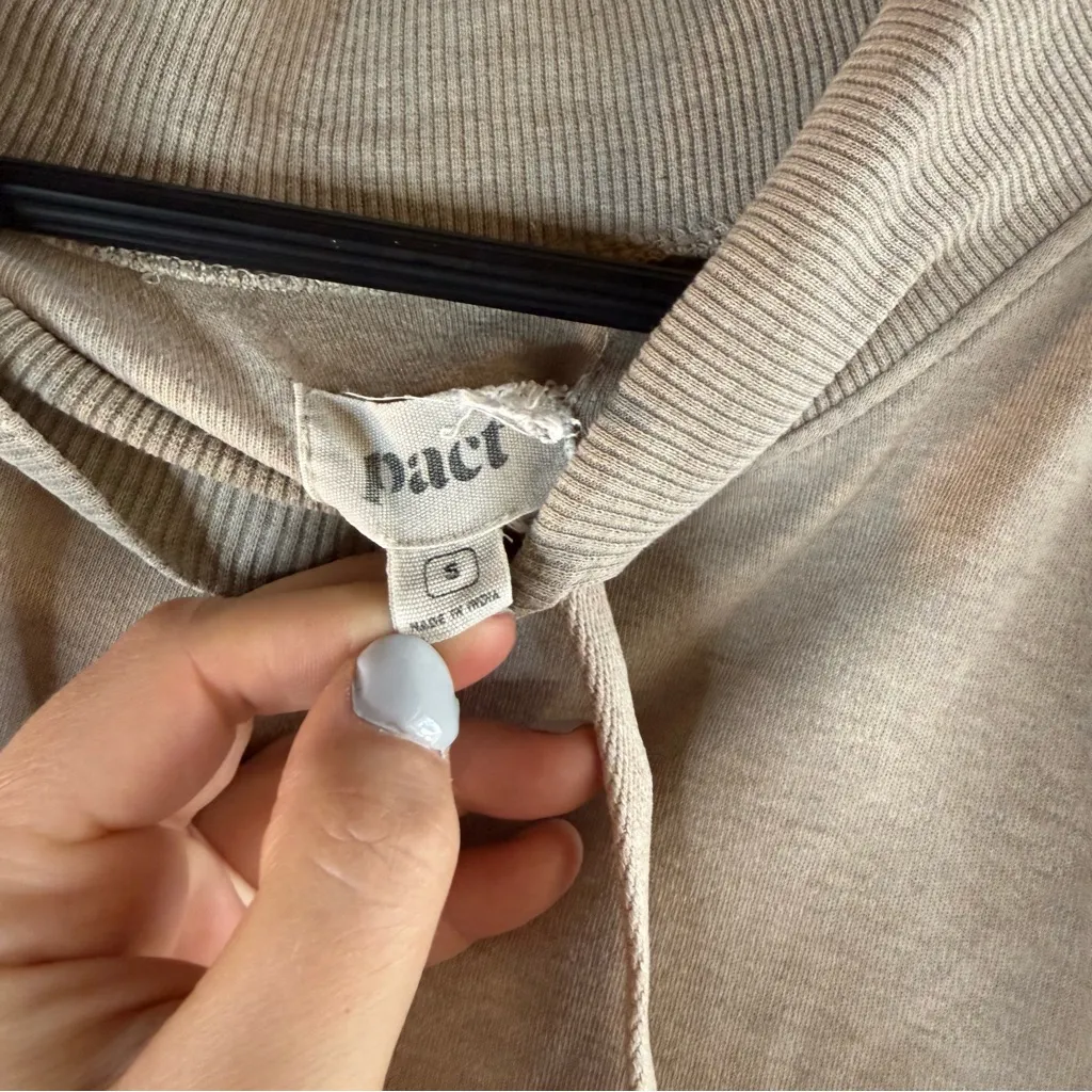 Pact Airplane Colorblock Pullover Size Small Organic Cotton - Image 4