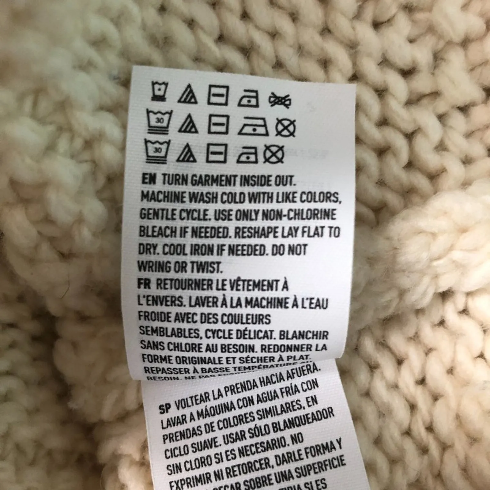 American Eagle Fisherman Wool Blend Old Money Academia Chunky Sweater Sz Medium - Image 10