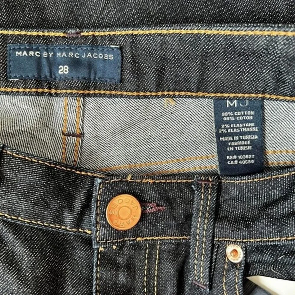 Marc by Marc Jacobs MARC JACOBS Blue Low-Rise Stretch Cropped Skinny Leg Jeans, M/W28 - Image 8