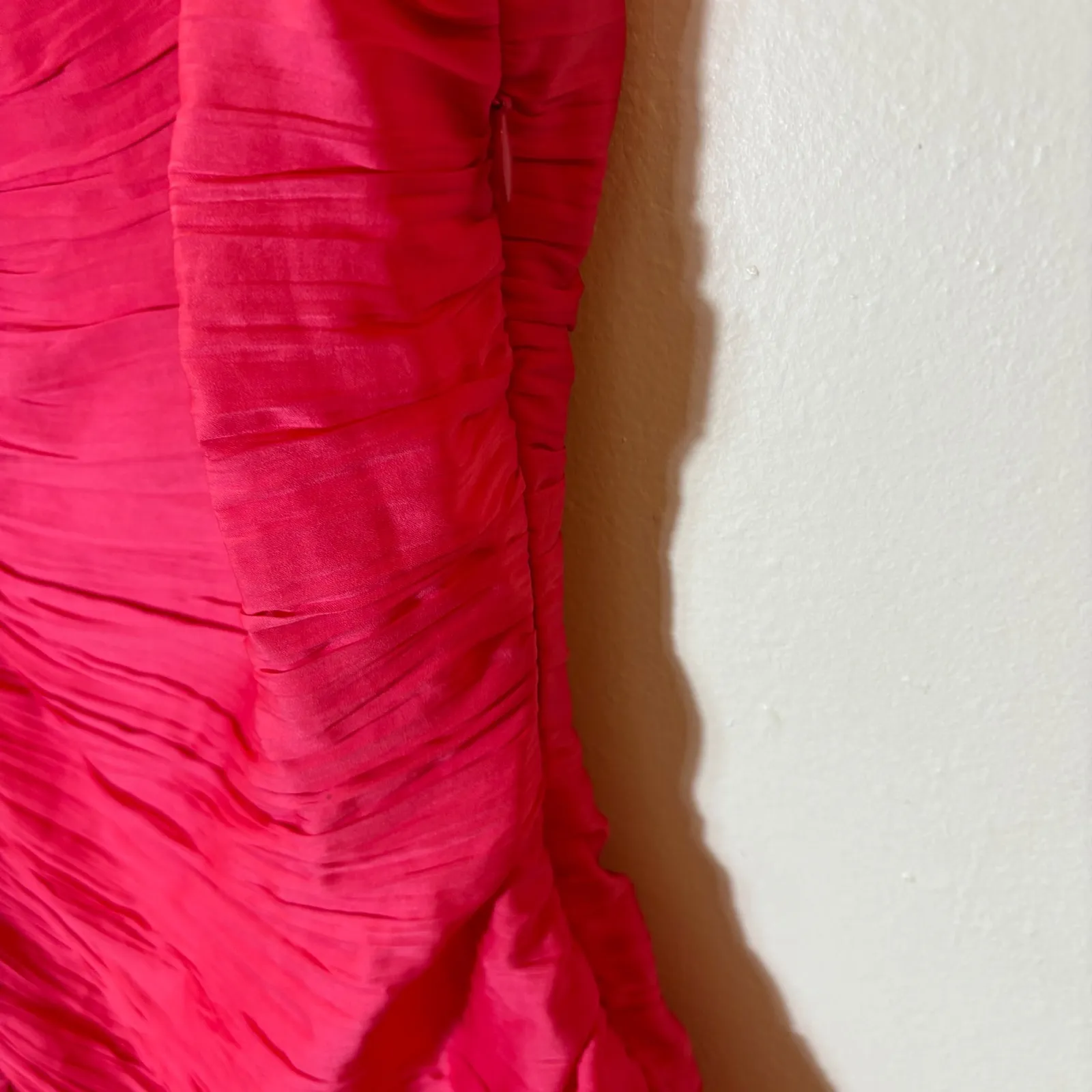 FRENCH CONNECTION Althea Sleeveless Ruched Mini Dress Size 6 - Image 6