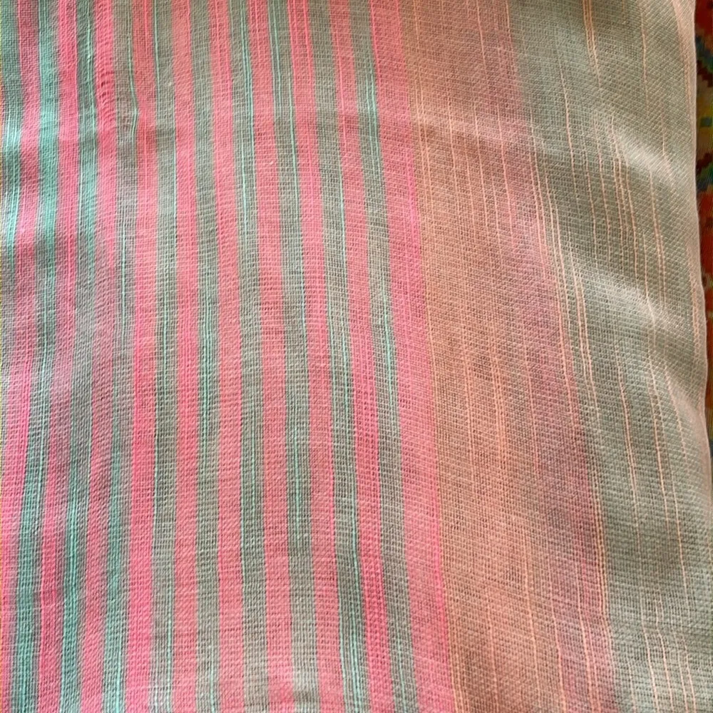 Beautiful Spring Pastel Colors on this Wrap/Scarf - Image 7