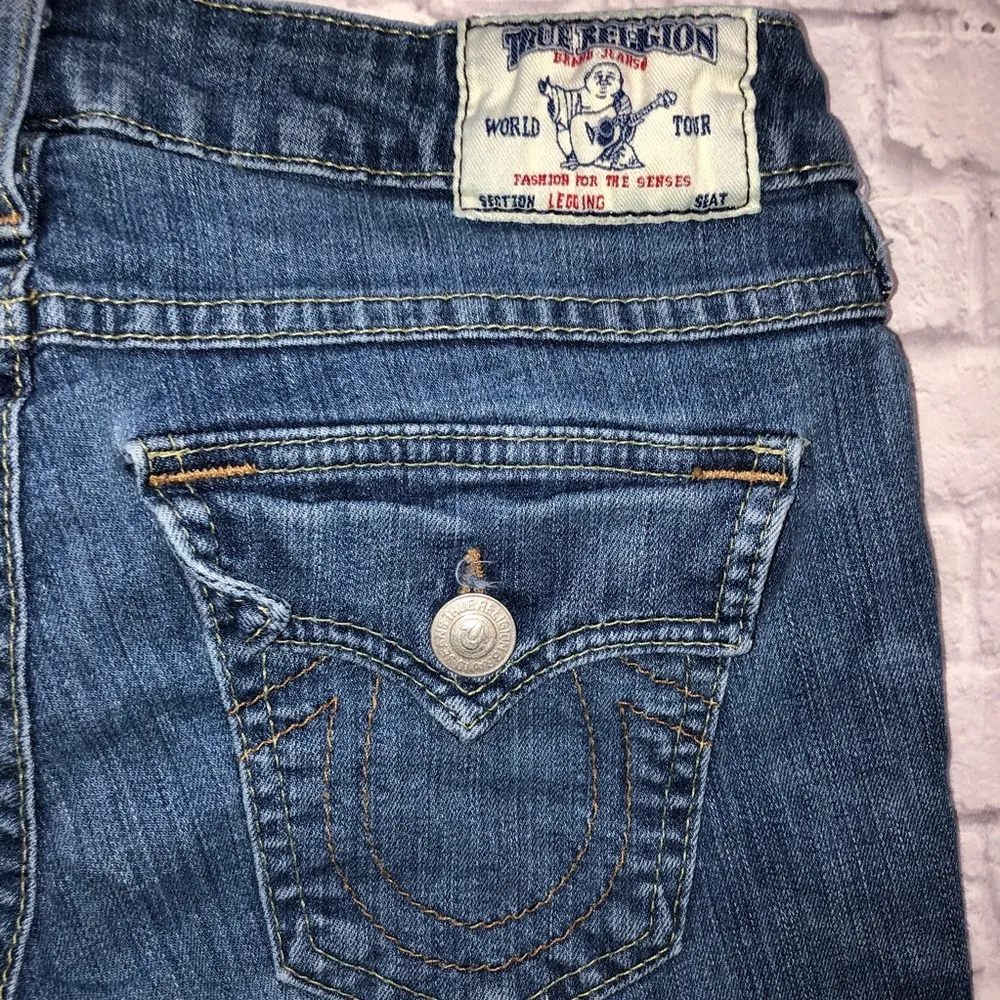 True Religion Womens Straight Leg Jeans Sz 26. - Image 5