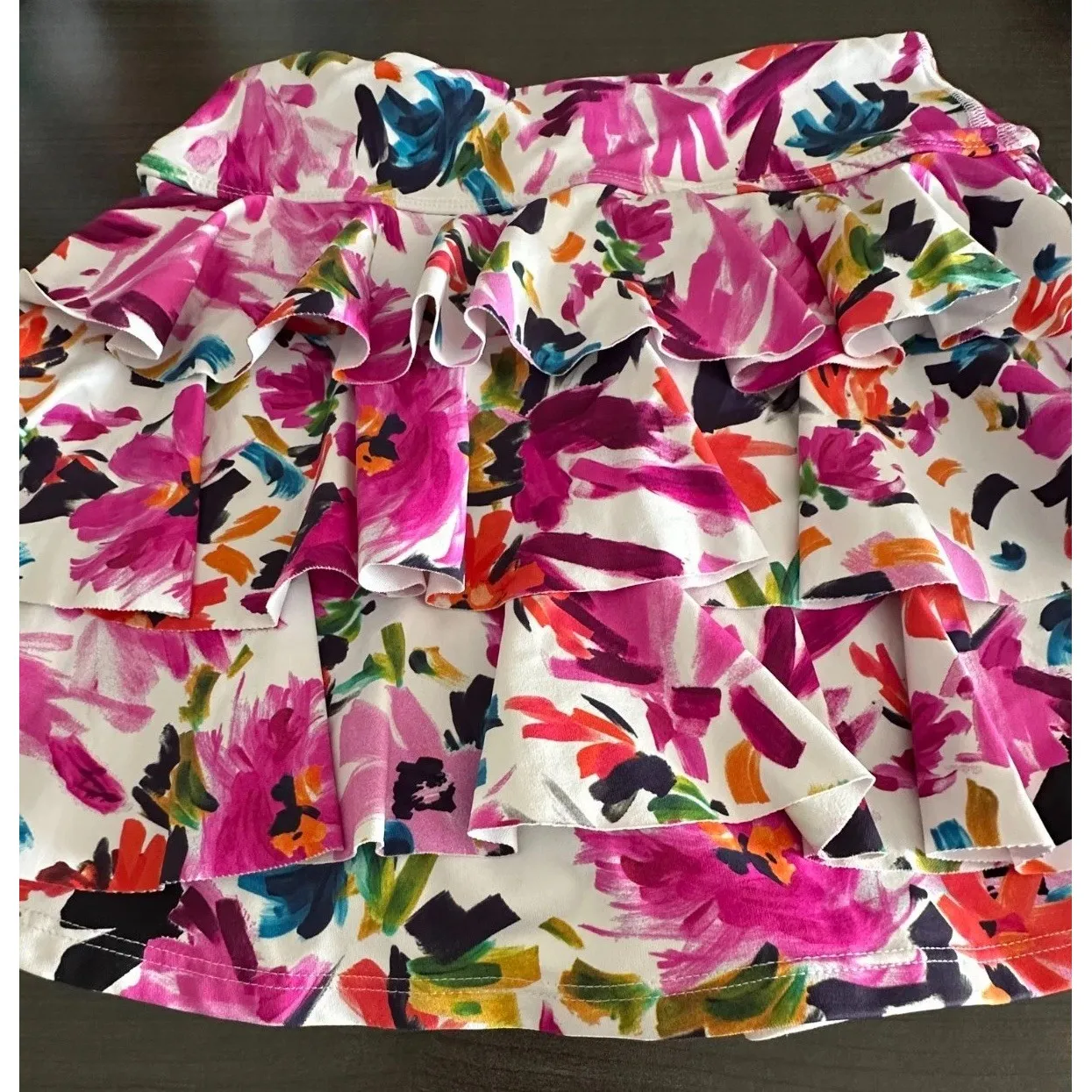 Dona Jo Seabreeze Skort Womens 1 Abstract Ruffle Golf Tennis Pickleball Size undefined - Image 4