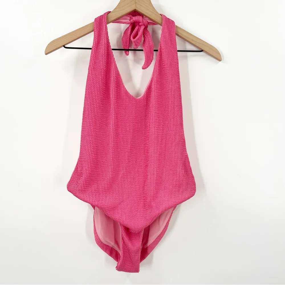 Veronica Beard Salis Halter One Piece Swimsuit - Image 2