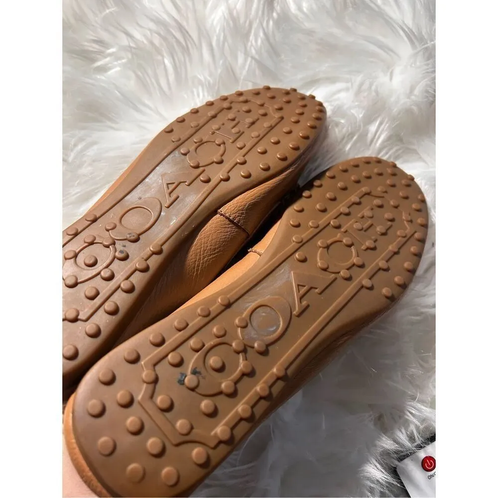 Coach Brown Leather Loafers size 7.5 - Image 4