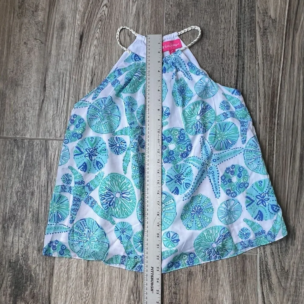 Lilly Pulitzer Target Sea Urchin Halter summer lightweight beach Top SMALL  #47 - Image 7