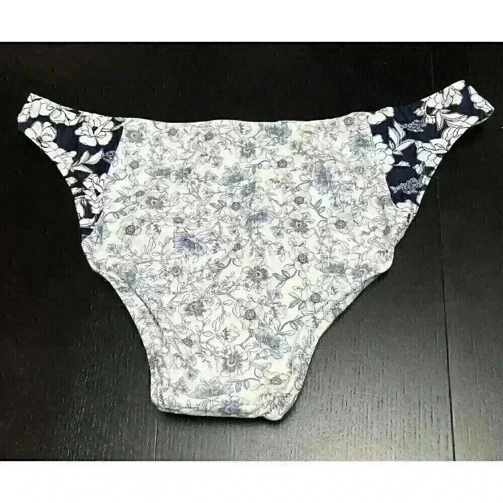 J.CREW High-rise cheeky bikini bottom in mixed magnolia floral Size XXL NWT - Image 2